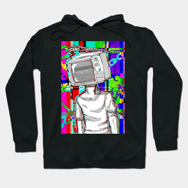 TV Head Hoodie by cometkins